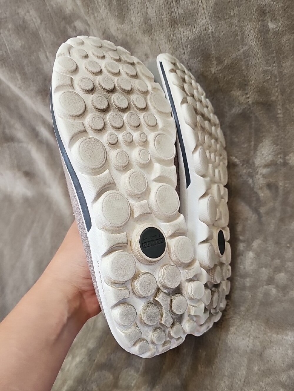 Skechers Goga Mat Slip On Shoes Casual Walking Sneakers Gray Y18 - Picture 10 of 10